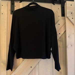 NWT Express Mockneck Jersey Crop Tee